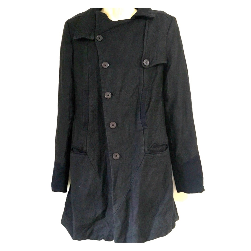 Zadig and Voltaire luxe $1198 long wool/linen coat